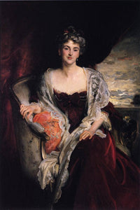 Mrs. Augustus Allusen (Osma Mary Dorothy Stanley) by John Singer Sargent — hand-painted portrait oil painting reproduction on canvas