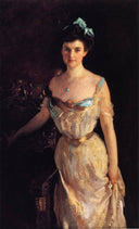 Mrs. Charles Pelham Curtis by John Singer Sargent — hand-painted portrait oil painting reproduction on canvas