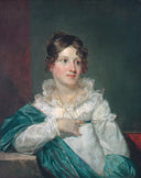 Mrs. Daniel DeSaussure Bacot by Samuel Morse — female oil painting wall art, Romanticism