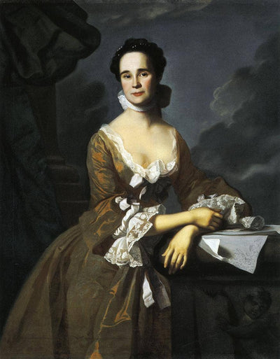 Mrs.Daniel Hubbard (Mary Greene) in modern living room