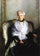 Mrs Edward Goetz in living room