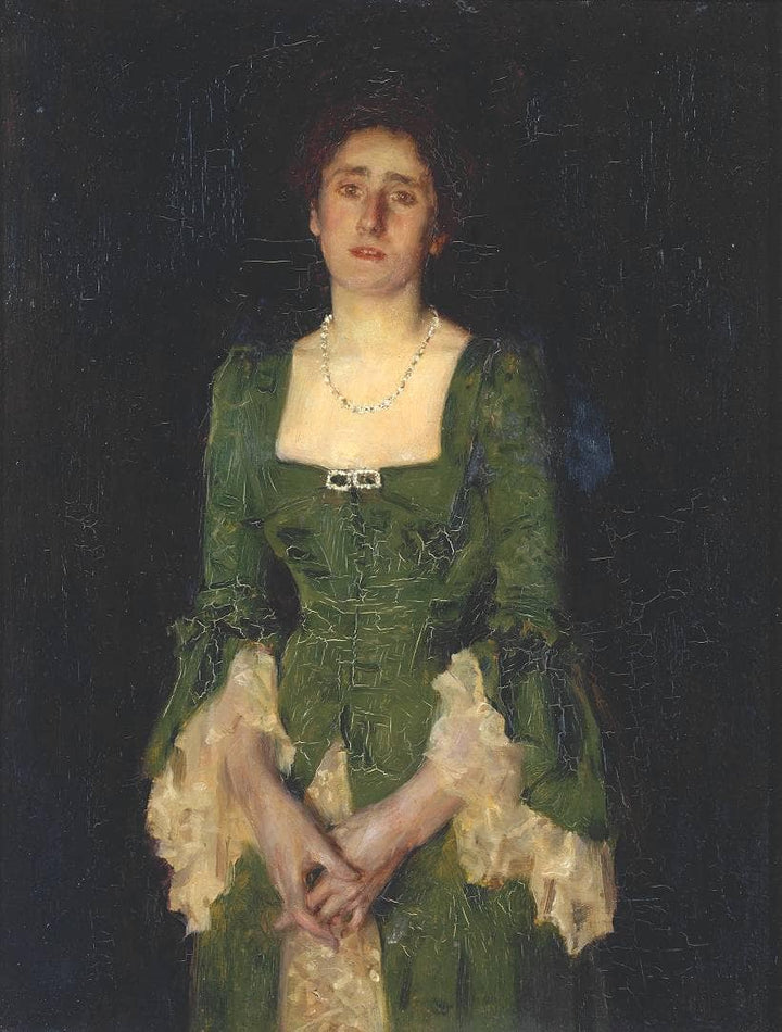 Mrs Florence Humphris by Henry Scott Tuke — hand-painted portrait oil painting reproduction on canvas