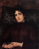 Mrs Frank D. Millet by Sir Lawrence Alma-Tadema — female oil painting wall art, Romanticism