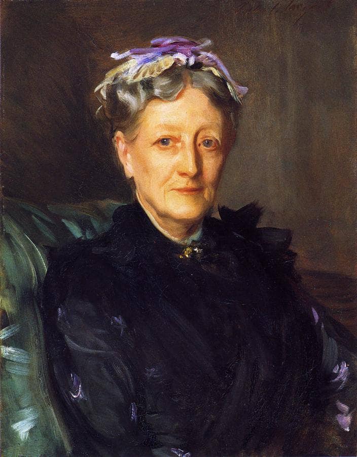 Mrs. Frederick Mead (Mary Eliza Scribner) by John Singer Sargent — hand-painted portrait oil painting reproduction on canvas