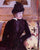 Mrs. Gardner Cassatt in Black in kitchen