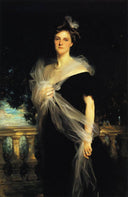 Mrs. Harold Harmsworth by John Singer Sargent — hand-painted portrait oil painting reproduction on canvas