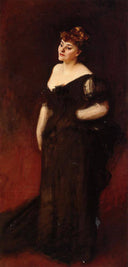 Mrs. Harry Vane Vilbank by John Singer Sargent, male oil painting wall art, Realism