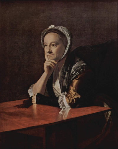 Mrs.Humphrey Devereux in kitchen