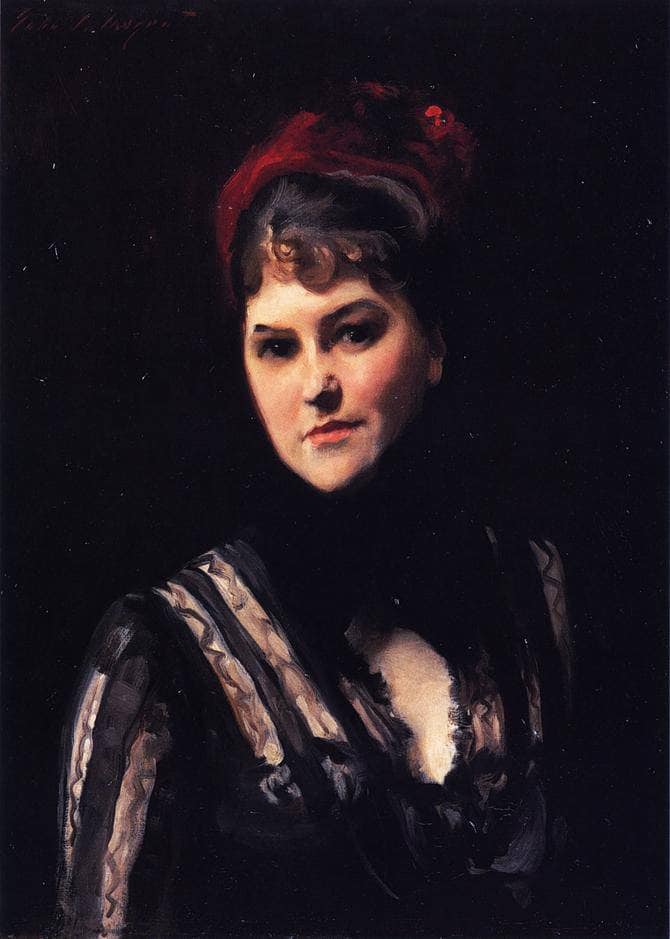 Mrs. Kate Moore by John Singer Sargent — hand-painted portrait oil painting reproduction on canvas
