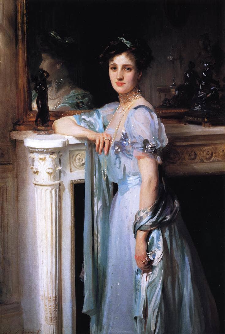 Mrs. Louis Raphael by John Singer Sargent — hand-painted portrait oil painting reproduction on canvas