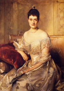Mrs. Mahlon Day Sands (Mary Hartpeace) by John Singer Sargent — hand-painted portrait oil painting reproduction on canvas