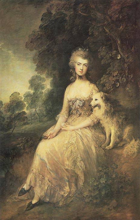 Mrs. Mary Robinson ('Perdita') - Thomas Gainsborough