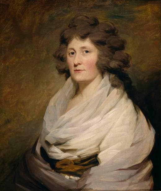 Mrs. McLean of Kinlochaline by Henry Raeburn — hand-painted portrait oil painting reproduction on canvas