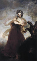 Mrs. Musters as 'Hebe' by Joshua Reynolds — male oil painting wall art, Rococo