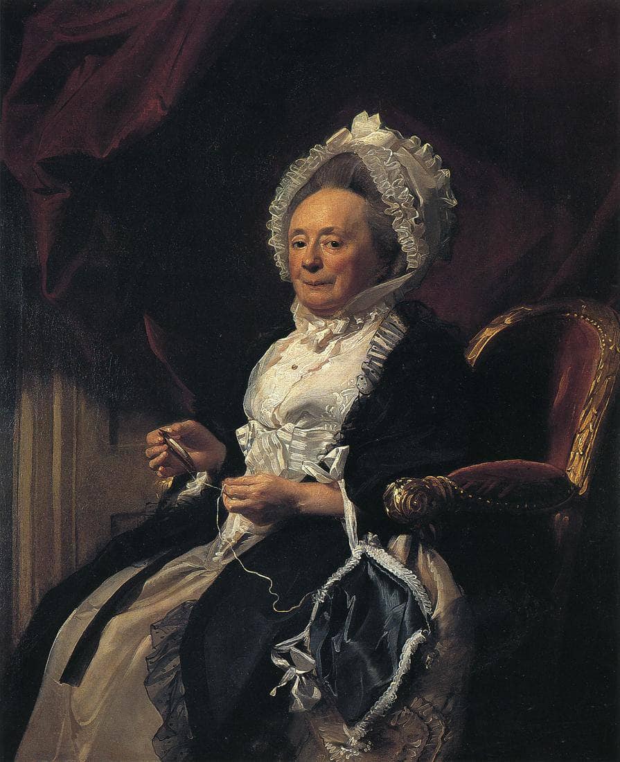 Mrs.Seymour Fort by John Singleton Copley — hand-painted portrait oil painting reproduction on canvas