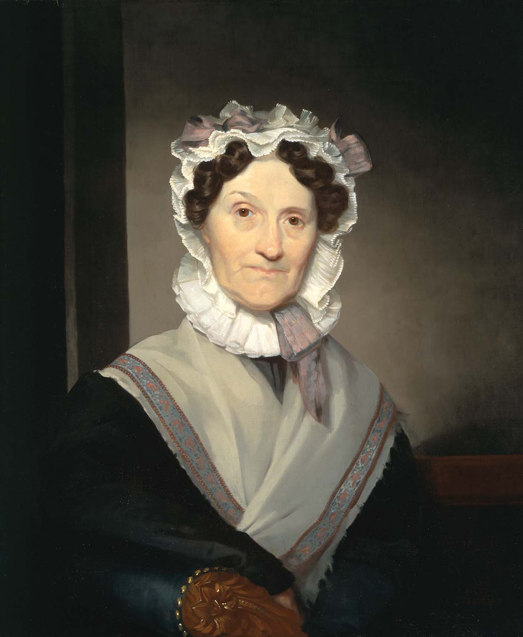 Mrs. Thomas Fuller (Mary Fuller) by Samuel Morse — hand-painted portrait oil painting reproduction on canvas