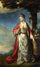 Mrs. Trecothick, Full Length, in Turkish Masquerade Dress, Beside an Urn of Flowers, in a Landscape in dining room