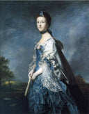 Mrs. Turnour by Joshua Reynolds — male oil painting wall art, Rococo