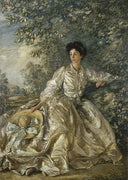 Mrs Violet M. Hammersley by Philip Wilson Steer — male oil painting wall art, Impressionism