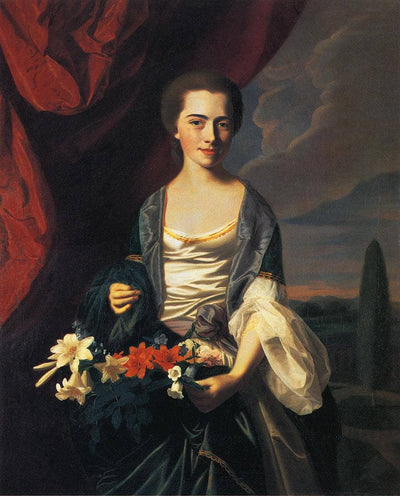 Mrs.Woodbury Langdon in apartment