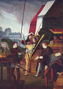 Mucius Scaevola by Hans Baldung — hand-painted cultural oil painting reproduction on canvas