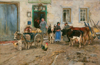 Departure to the market