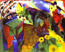 Murnau Garden by Wassily Kandinsky — hand-painted abstract oil painting reproduction on canvas