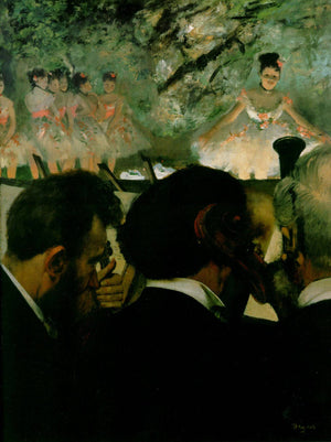 Musicians in the Orchestra - Edgar Degas