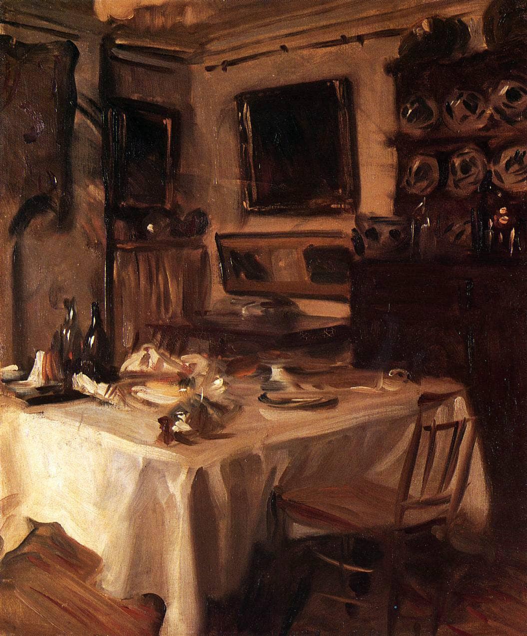 My Dining Room by John Singer Sargent — hand-painted eco oil painting reproduction on canvas