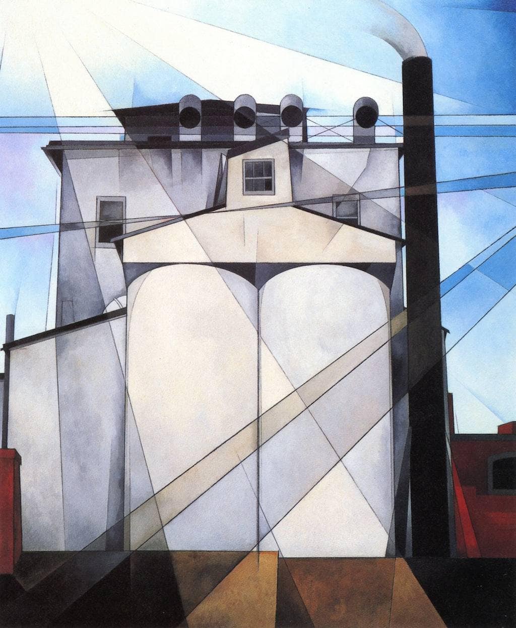 My Egypt by Charles Demuth — hand-painted abstract oil painting reproduction on canvas