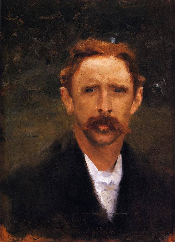 My Friend Chadwick by John Singer Sargent — hand-painted portrait oil painting reproduction on canvas