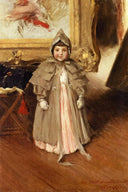 My Little Daughter Dorothy by William Merritt Chase — children oil painting wall art, Impressionism