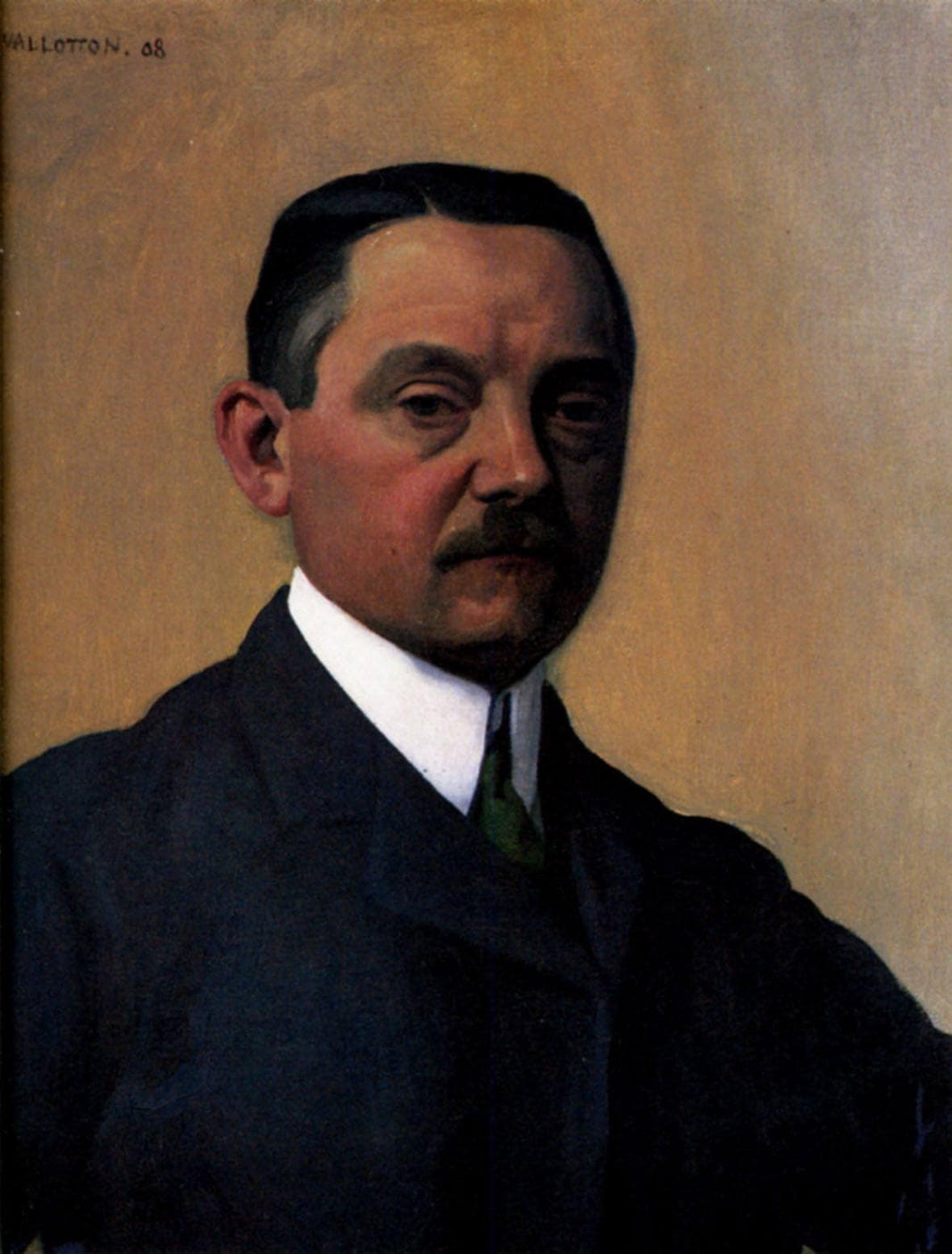 My portrait by Felix Vallotton — hand-painted portrait oil painting reproduction on canvas