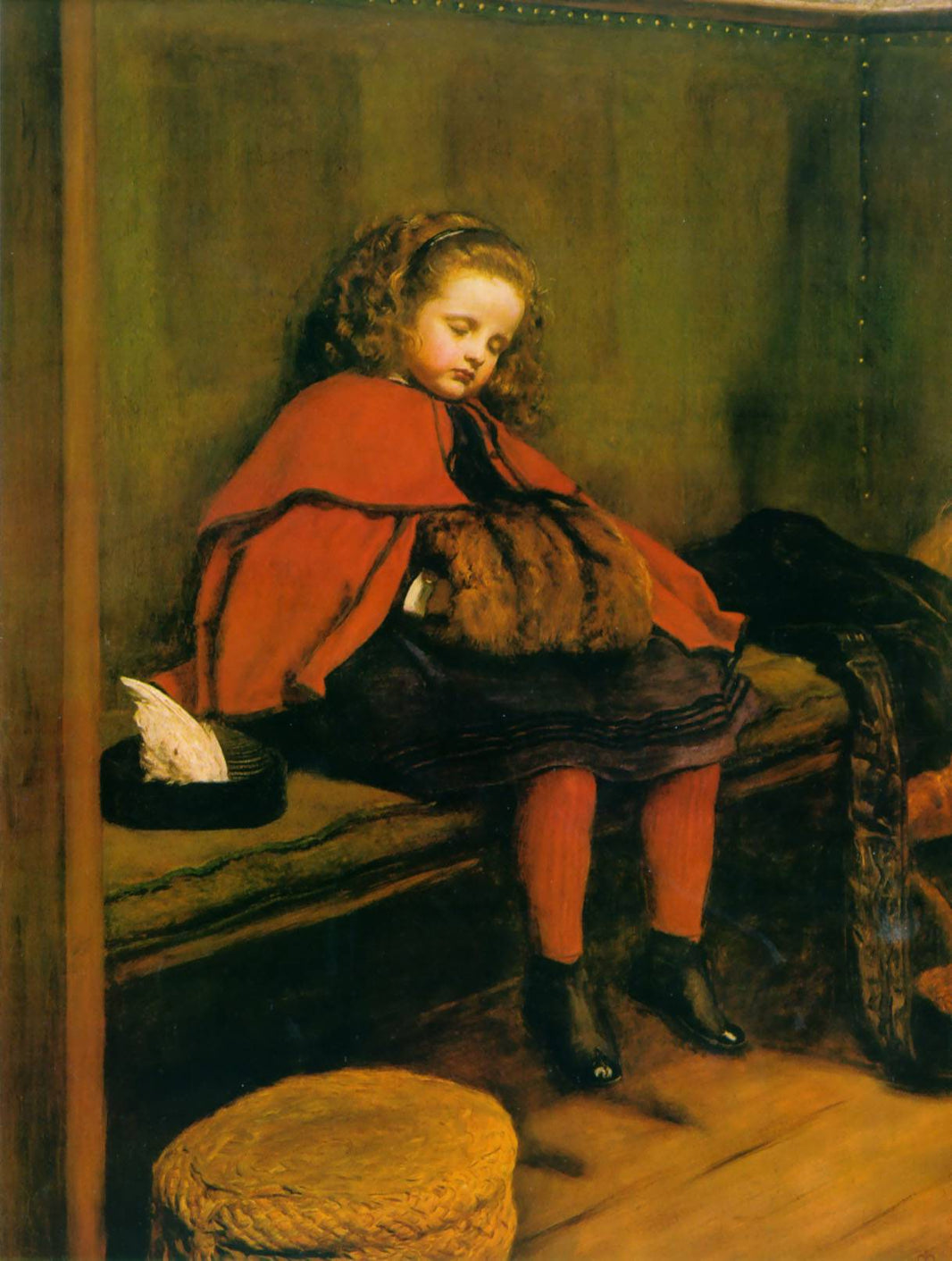 My Second Sermon by John Everett Millais, hand-painted portrait oil painting reproduction on canvas