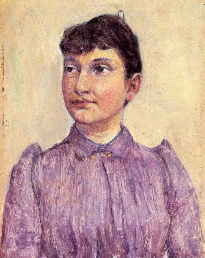 My Sister Maud by Guy Rose — hand-painted portrait oil painting reproduction on canvas
