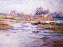 Mysterious by T. C. Steele — seascapes oil painting wall art, Impressionism