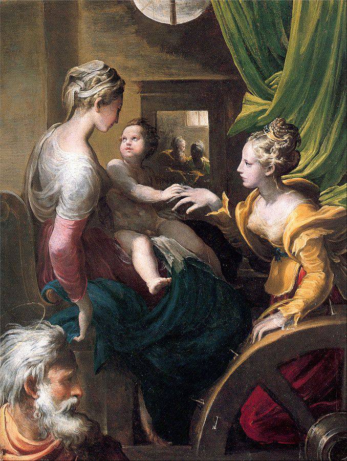 Mystic Marriage of Saint Catherine - Parmigianino