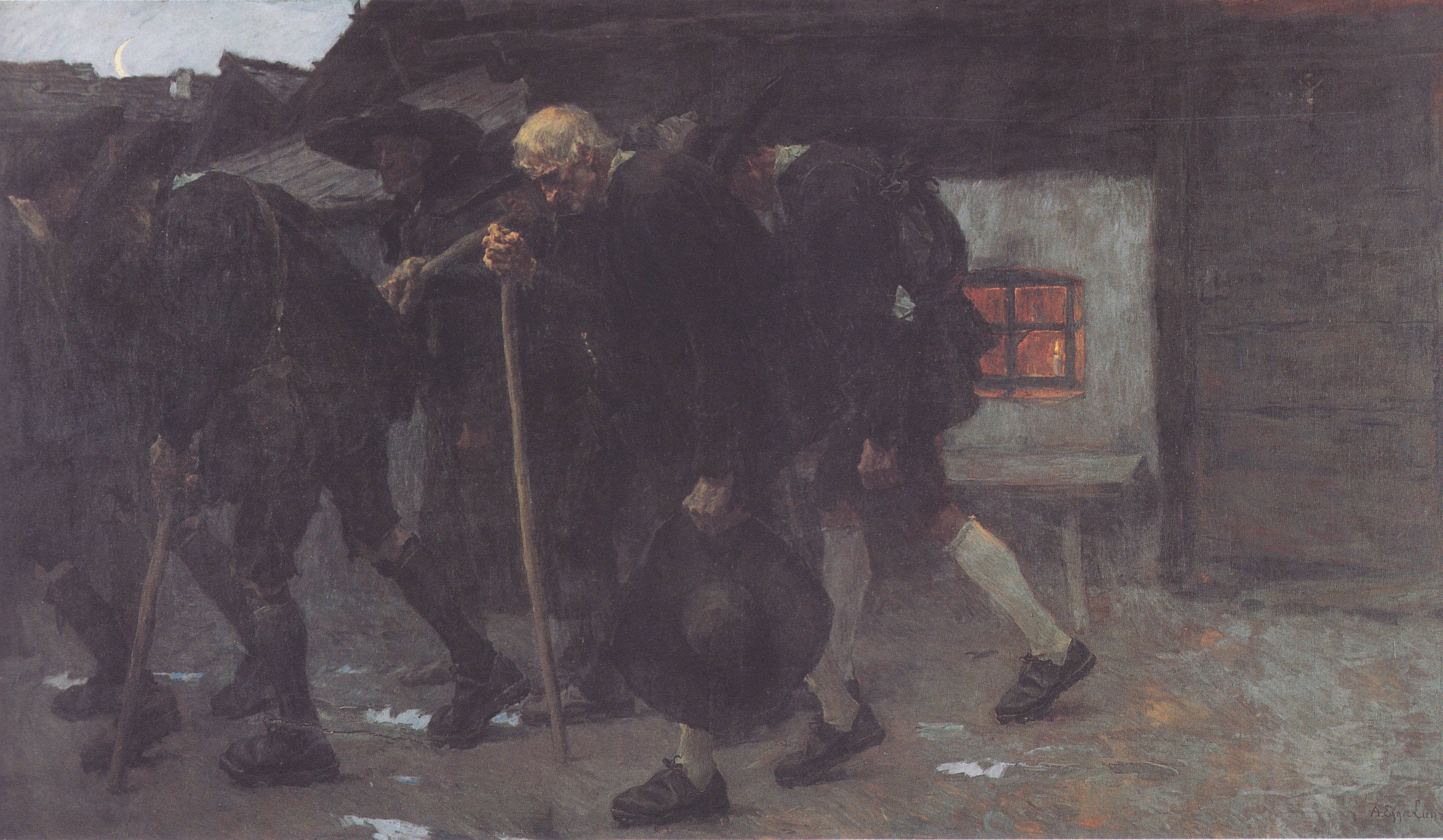 Nach Dem Friedensschluss 1809 - Albin Egger-Lienz