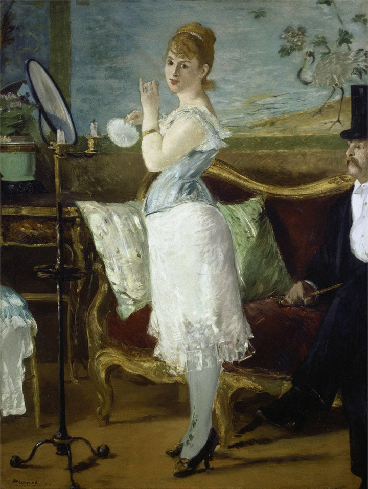 Nana by Edouard Manet — hand-painted portrait oil painting reproduction on canvas