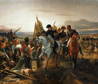 Napoleon at the battle of Friedland, War of the Fourth Coalition, 14 June 1807 by Horace Vernet — hand-painted cultural oil painting reproduction on canvas
