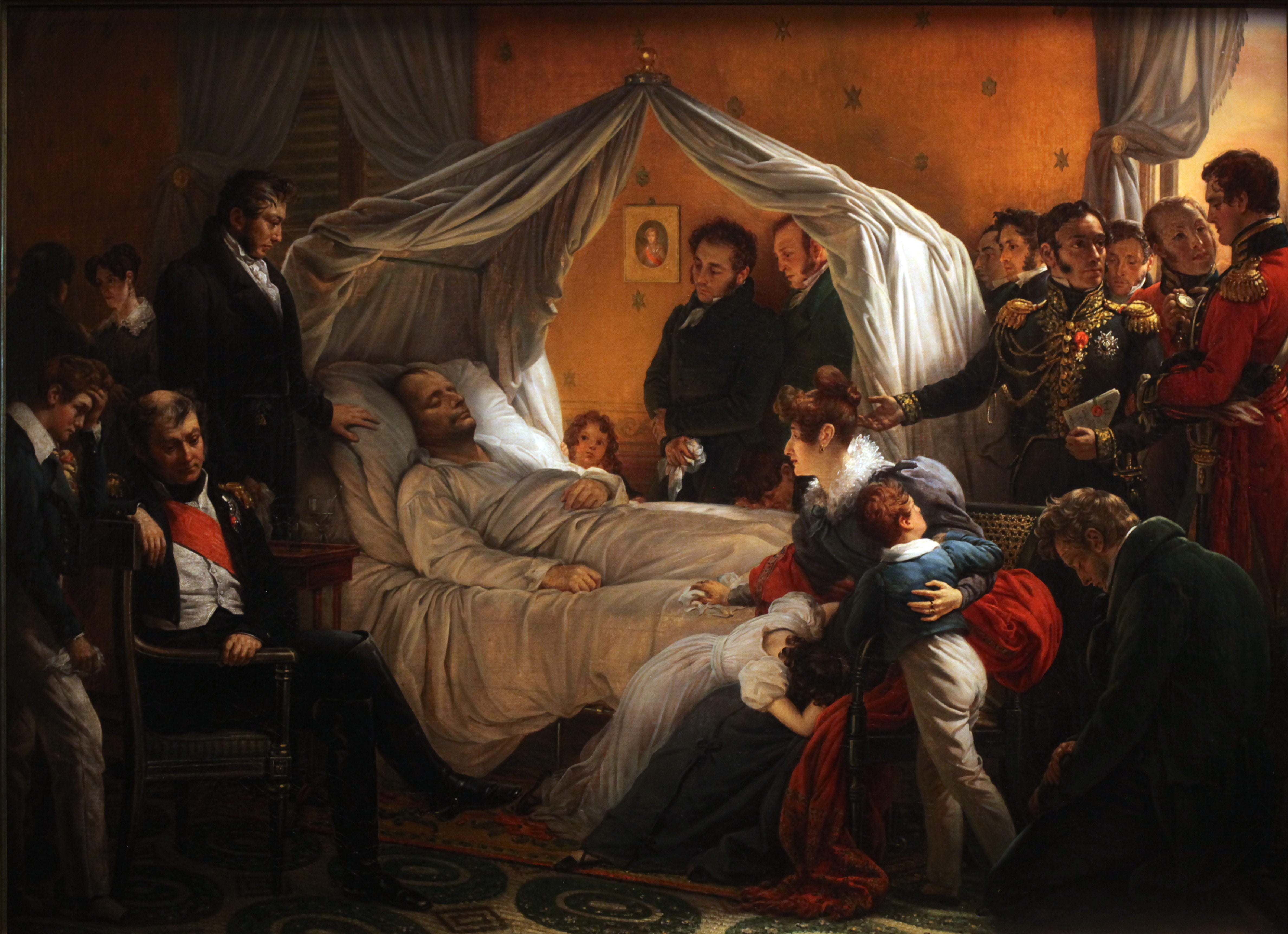 Death of Napoléon - Charles de Steuben