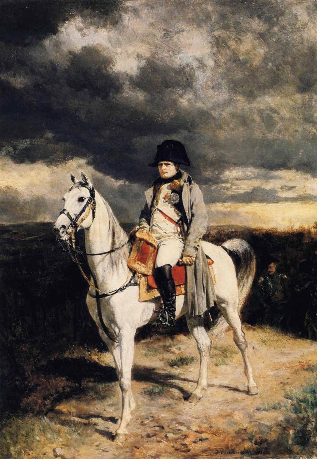 Napoleon I in 1814 by Ernest Meissonier — hand-painted animal oil painting reproduction on canvas