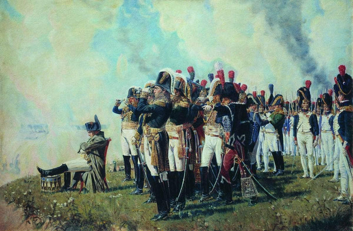 Napoleon near Borodino by Vasily Vereshchagin — hand-painted cultural oil painting reproduction on canvas
