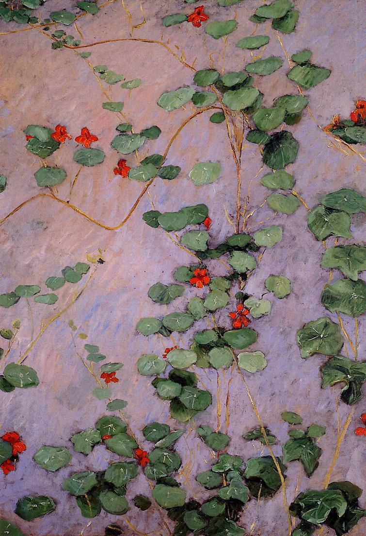 Nasturtiums - Gustave Caillebotte