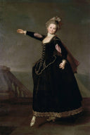 Natalia Borshchova by Dmitry Levitzky — male oil painting wall art, Rococo