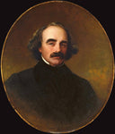 Nathaniel Hawthorne by Emanuel Leutze — hand-painted portrait oil painting reproduction on canvas