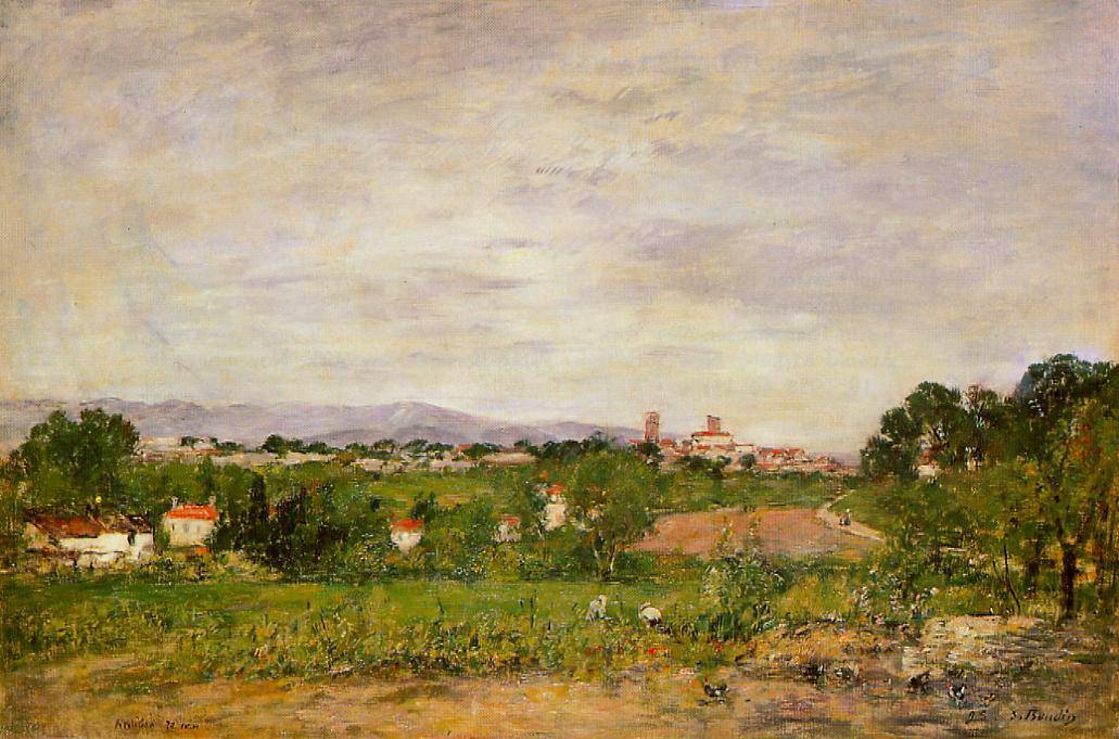 Near Antibes - Eugene Boudin