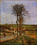 Near Pointoise by Camille Pissarro — rural oil painting wall art, Impressionism