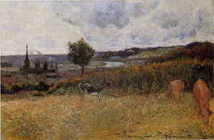 Near Rouen - Paul Gauguin