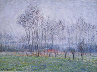 Near Saint Cyr by Gustave Loiseau — hand-painted botanical oil painting reproduction on canvas